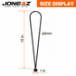 Joneaz Bungee Balls Cord, Black Bungee Cord for Canopy Tarp,UV Resistant,50-Piece