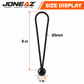 Joneaz Bungee Balls Cord, Black Bungee Cord for Canopy Tarp,UV Resistant,50-Piece