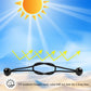 Joneaz Bungee Balls Cord, Black Bungee Cord for Canopy Tarp,UV Resistant,50-Piece