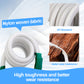 Bungee Cord with Carabiner Hooks, 4 Pack,White Color