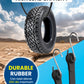 Silicone Rubber Bungee Cords with Metal Hooks Heavy Duty Outdoor, Assorted Sizes, 2x10 in, 2x15 in, 4x21 in and 2x31 in,Can Stretch to 1.8X Original Length