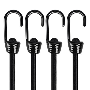 Bungee Cord with Hooks Heavy Duty Outdoor 4 Pack
