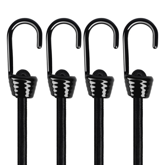 Bungee Cord with Hooks Heavy Duty Outdoor 4 Pack