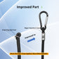 Bungee Cord with Carabiner Hooks 24 inch, 4-Piece,Black Nylon Fiber, 5/16 inch Diameter Cord, UV Resistant, for Securing Tarp and Rear Luggage in Travelling or Camping