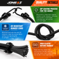 6mm Dip-coating Bungee Cords with Metal Hooks