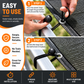 Joneaz Bungee Balls Cord, Black Bungee Cord for Canopy Tarp,UV Resistant,50-Piece