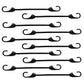 Small Bungee Cord with Hooks, 10 Piece one Package